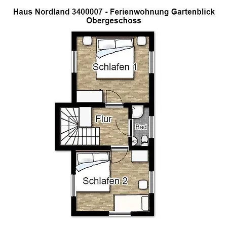 Haus Nordland Gartenblick *